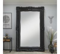The Online Mirror Shop Decorative Mirror Belgravia Grand Rectangular Shape With Black Frame- H 223Cmxw 142Cmxd 11Cm For Hanging In Bedroom Or Living Room