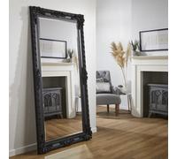 The Online Mirror Shop Leaner Mirror Grand Louis Rectangular Shape With Black Frame- H 180Cm X W 90Cm For Hanging In Bedroom, Hallway