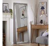 The Online Mirror Shop Leaner Mirror Highbury Rectangular Shape With Antique Silver Frame- H 165Cm X W 74Cm For Hanging In Anywhere Inside Of Your Home