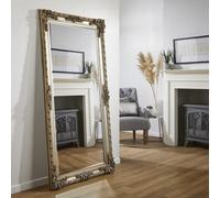 The Online Mirror Shop Wall Mirror Grand Louis Rectangular Shape With Antique Champagne Frame- H 180Cmxw 90Cmxd 6.5Cm For Hanging In Bedroom