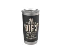 The Only Big 3 that Matters Christian Faith Jesus Trinity Stainless Steel Insulated Tumbler