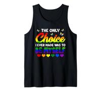 The Only Choice I Ever Made was to Be Myself Bisexual Pride Tank Top