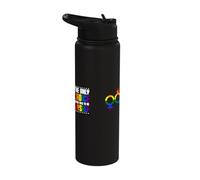 The Only Choice I Made was to Be Myself LGBTQ Non-Binary Stainless Steel Insulated Water Bottle