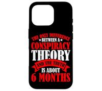 The Only Difference Between A Conspiracy Theory |- Case for iPhone 16 Pro