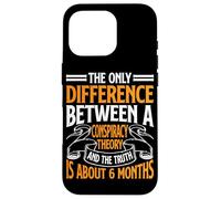 The Only Difference Between A Conspiracy Theory ||- Case for iPhone 16 Pro
