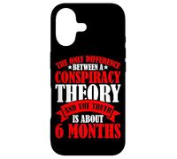The Only Difference Between A Conspiracy Theory |- Case for iPhone 17