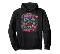 The Only Drama I Want Is Korean English Subtitles Pullover Hoodie