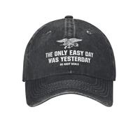 The Only Easy Day was Yesterday US Casual Baseball Cap Summer Trucker Hat Outdoor Sports Hip Hop Hats Gift