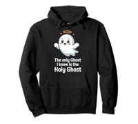The Only Ghost I Know Is The Holy Ghost - Cute Christian Pullover Hoodie