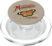 The Only Orange Monarch I Care About Retro Butterfly PopSockets PopGrip for MagSafe