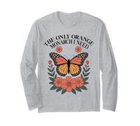 The Only Orange Monarch I Want Tshirt Butterfly Protest Long Sleeve T-Shirt