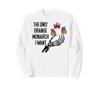 The Only Orange Monarch I Want We Only Need One No Kings USA Sweatshirt