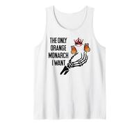 The Only Orange Monarch I Want We Only Need One No Kings USA Tank Top