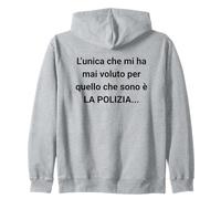 The only people who always look for me are the COPS. Italian Zip Hoodie