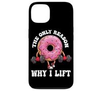 The Only Reason Why I Lift Donut Lover Fitness Gym Dumbbell Case for iPhone 13