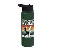 The Only Runs I Do Involve A Bathroom Stainless Steel Insulated Water Bottle