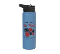 The Only Six Pack I´ll Ever Need Bocce Ball Player Stainless Steel Insulated Water Bottle
