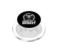 The Only Smoke I Chase Now Comes Off A Brisket Fireman BBQ PopSockets PopGrip for MagSafe