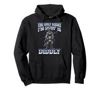 The Only Squat I'm Doin' is Diddly Cowboy Raccoon Meme Pullover Hoodie