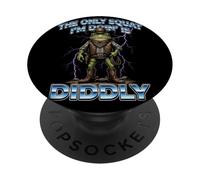 The Only Squat I'm Doin' Is Diddly Cowboy Western Frog Meme PopSockets Adhesive PopGrip