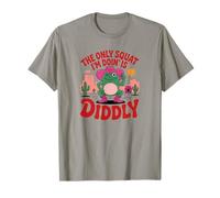 The Only Squat I'm Doin' is Diddly - Funny Frog T-Shirt