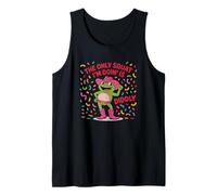 The Only Squat I'm Doin' is Diddly Pink Cowgirl Frog Tank Top