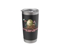 The only Squat I'm Doing is Diddly- Frog on Stump with Tea Stainless Steel Insulated Tumbler