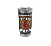 The Only Thing Better Than Being A Firefighter Being A Papa Stainless Steel Insulated Tumbler