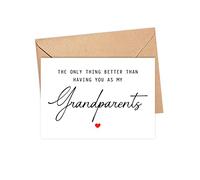 The Only Thing Better Than Having You As My Grandparents...Is Our Baby Having You For A Great Grandparents,Pregnancy Announcement Greeting Card,Grandparents Card,We're Pregnant,Father's Day Gift