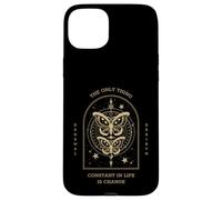 The Only Thing Constant In Life Is Change (Boho Butterfly) Case for iPhone 15 Plus