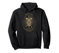 The Only Thing Constant In Life Is Change (Boho Butterfly) Pullover Hoodie