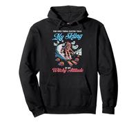 The Only Thing Faster Than My Skiing Is My Witchy Attitude Pullover Hoodie