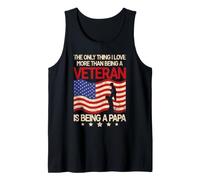 The Only Thing I Love More Than Being A Veteran is A Papa Tank Top