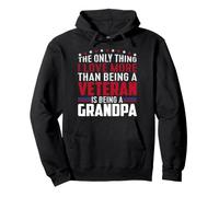 The Only Thing I Love More Than Being A Veteran Is Grandpa Pullover Hoodie