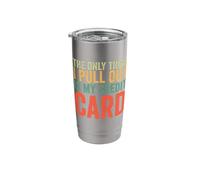 The Only Thing I Pull Out is My Debit Card Funny Husband Stainless Steel Insulated Tumbler