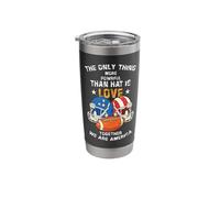 The Only Thing More Powerful Than Hate is Love Inspirational Stainless Steel Insulated Tumbler
