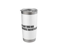 The Only Thing More Powerful Than Hate is Love Quote Message Stainless Steel Insulated Tumbler