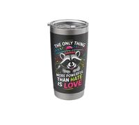 The Only Thing More Powerful Than Hate is Love Stainless Steel Insulated Tumbler