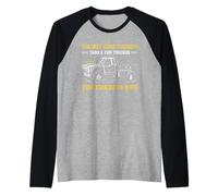The Only Thing Thouger Tow Trucker's Wife Tow Truck Operator Raglan Baseball Tee
