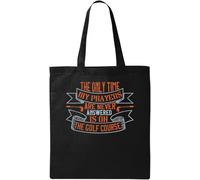 The only time my prayers are never answered is on the golf course Natural Ecological Cotton Tote Bag Black