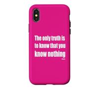 The Only Truth To Know Is That You Know Nothing Case for iPhone X/XS