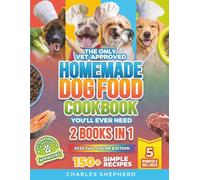 The Only Vet-Approved Homemade Dog Food Cookbook You’ll Ever Need [2 Books In 1]: 150+ Simple, Allergy-Friendly Recipes for All Sizes and Ages That Improve Health and Save You Thousands on Vet Bills
