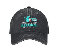 The Only Way Reform UK Men Women Make Britain Great Distressed Washed Outdoor Workouts Adjustable Snapback Hat Healthy Elegant Travel Young Surprise Quiet Marriage Meet