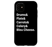 The Only Way to Eat Wings Funny Buffalo Chicken Wing Case for iPhone 11