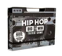 The OP Games | Hip Hop Bid to Win Trivia Game | Music Board Game Featuring 600 Questions with a Hip Hop Trivia Theme | Custom Game Box Converts from Boom Box into Gameboard | Collectible Board Game