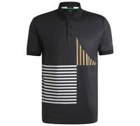 The Open BOSS Paddy Striped Polo - Black
