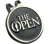 The Open Championship Golf Ball Marker with Magnetic Cap Clip, Navy and SilverDesign