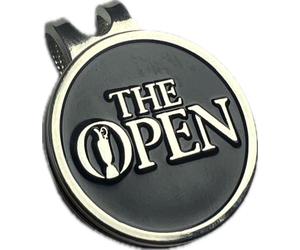 The Open Championship Golf Ball Marker with Magnetic Cap Clip, Navy and SilverDesign