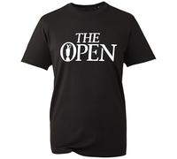 The Open Golf T-Shirt - Classic Championship Trophy Design - Unisex Casual Sports Tee - Golf Fan Gift Top (Black, XL)