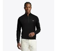 The Open Hugo Boss Momentum 1/4 Knit Top - Black